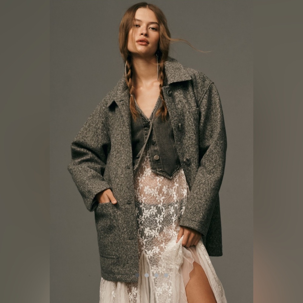 NWOT Pilcro Wooly Shirt Jacket